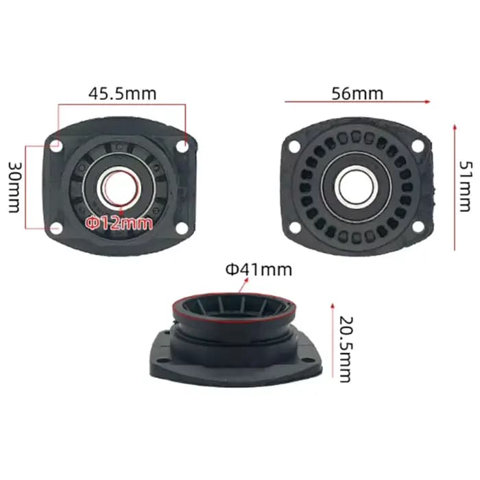 Avec Hitachi G10SS2 G13SS2 G12SS meuleuse d'angle roulement siège meuleuse couvercle avant accessoir