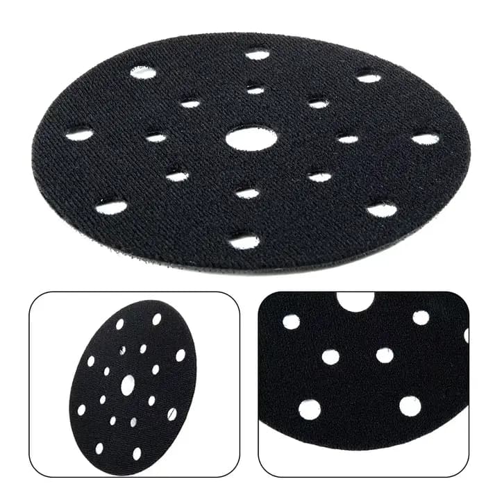 Disque de Protection de tampon d'interface de 6 pouces, 17 trous, 150mm, adapté au tampon de ponceus