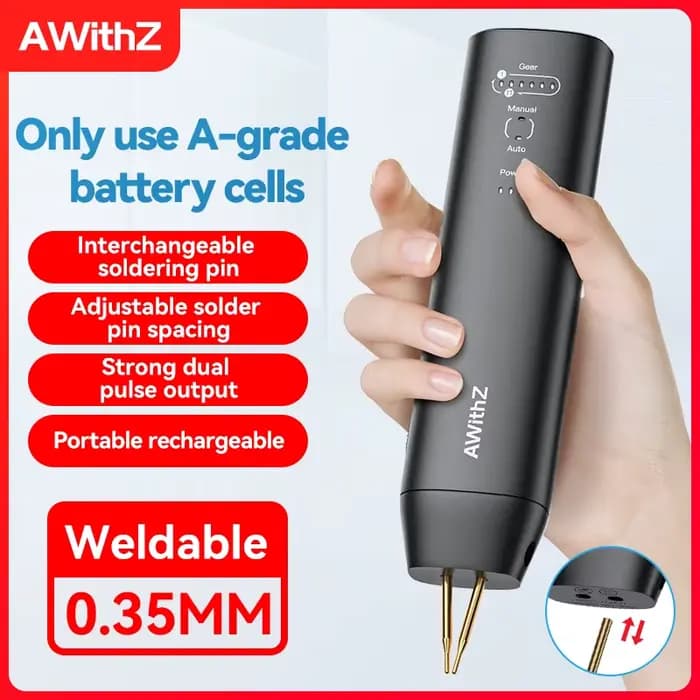 AWithZ 90 vitesses soudeuse par points réglable Portable Machine de soudage par points stockage d'én