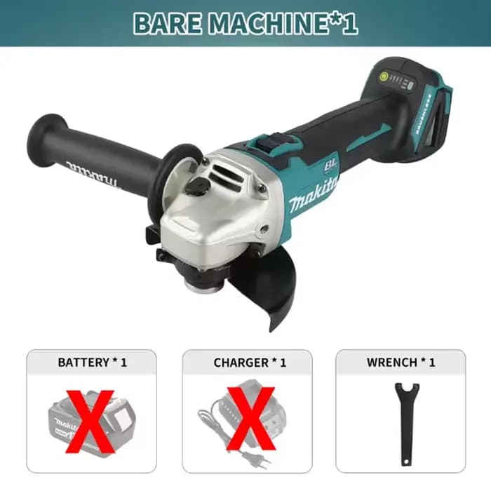 Meuleuse d'angle sans fil Makita DGA506 18V 125mm - Machine de polissage électrique - Outil de meula