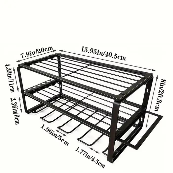 Support de rangement d'outils électriques, matériel mural, support d'outils pour perceuse électrique