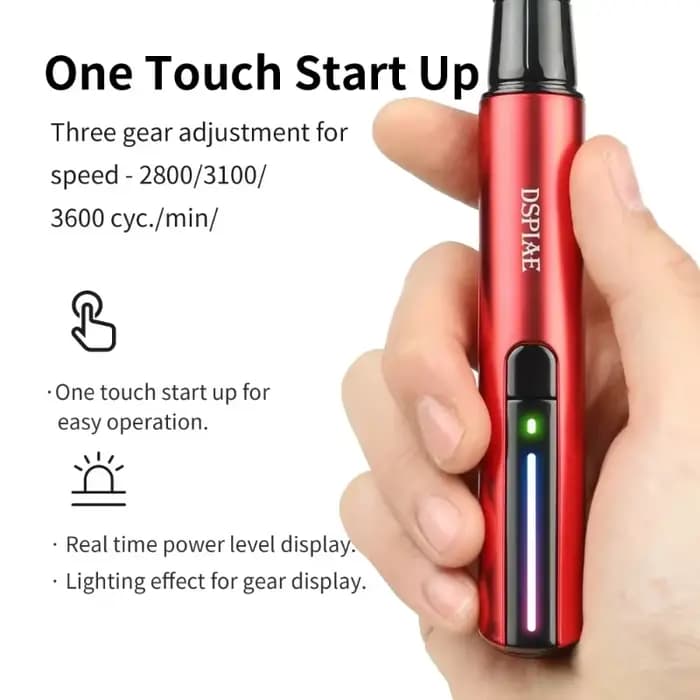 Stylo ponceuse alternative - Mini ponceuse électrique USB avec papier de verre autocollant et 3 tête