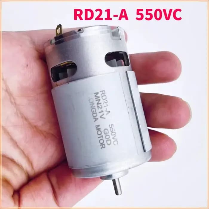 Moteur micro-DC 21V550, moteur de perceuse électrique, moteur électrique, outil électrique, rotor 55