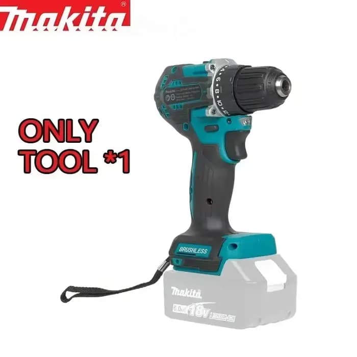 Perceuse sans fil Makita 18V sans balais DDF487 - Perceuse-visseuse électrique compacte avec 20 régl
