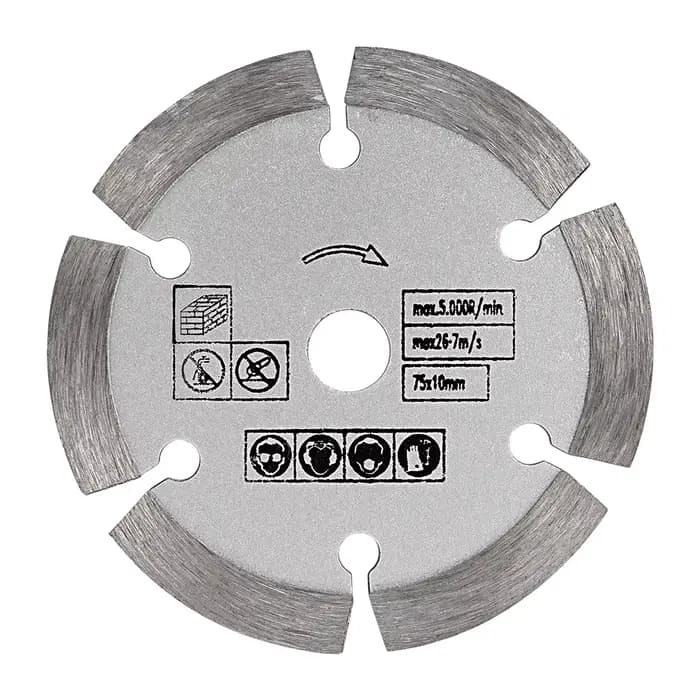 Disque de coupe pour bois, lame de scie circulaire de 76mm, roue coupée de 3 pouces pour meuleuse d'