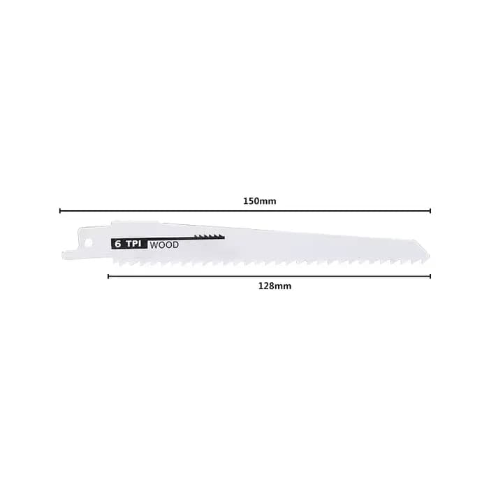 Hamton – lames de sabre 6 "6TPI, scie sauteuse pour couper le bois, le plastique, les tuyaux et le m