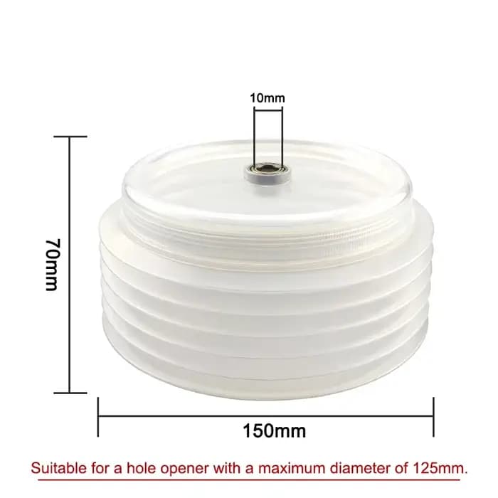 Cache-poussière pour scie cloche, accessoire pour perceuse à percussion électrique, collecteur de po