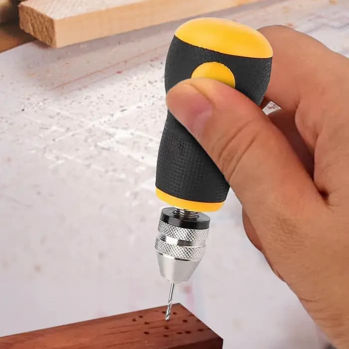 Ensemble de perceuses manuelles, outils de perçage pour le travail du bois, mini perceuse manuelle, 