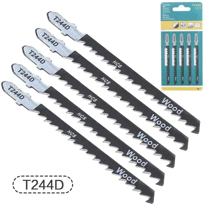 STONEGO-Jeu de lames de scie sauteuse HCS, T101B TGSM D T144D GSM T244D T127D T11/s T111D, lame de s