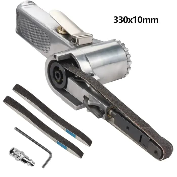Rectifieuse d'angle pneumatique, ponceuse à bande pneumatique, compresseur d'air, outil de ponçage, 