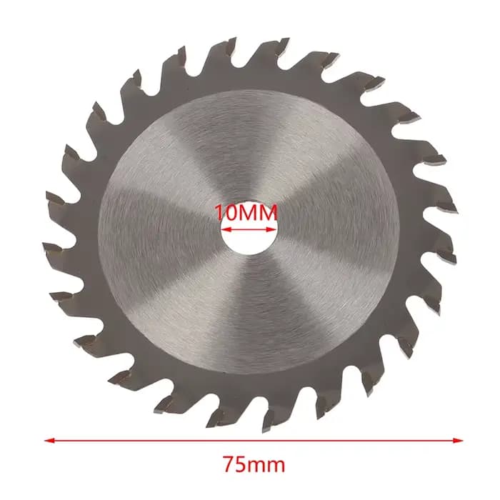 Lame de scie en carbure TCT durable de 85 mm - 24T, 30T, 36T ; pour la coupe du bois, compatible ave