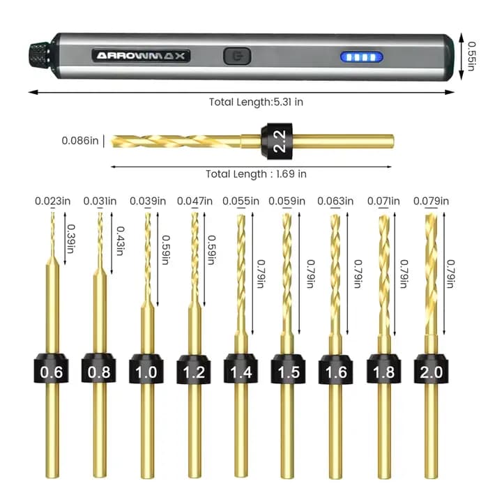 MINI perceuse électrique (SDS MINI), perceuse multi-outil sans fil à chargement USB, perceuse pour b