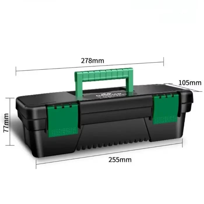 ⚑ Boîte à outils en plastique de 10 pouces, boîte de rangement pour outils de menuiserie, réparation