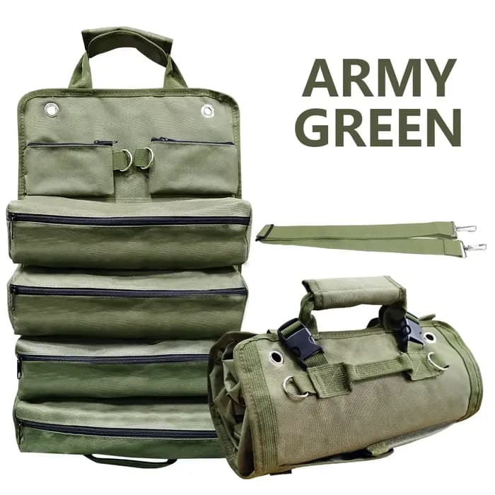 Sac à outils multi-poches, organiseur d'outils portables pour charpentier/plombier/technicien