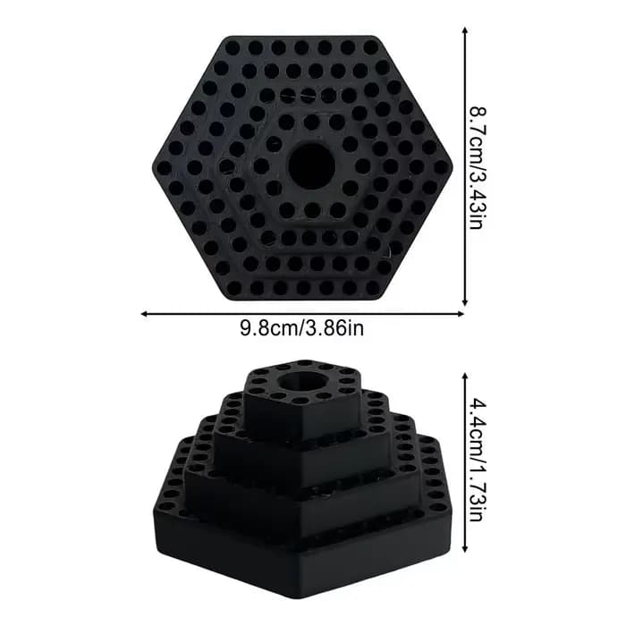 Boîte de rangement pour embouts de perceuse 4,8 mm / Embouts hexagonaux – Organisateur de rangement 