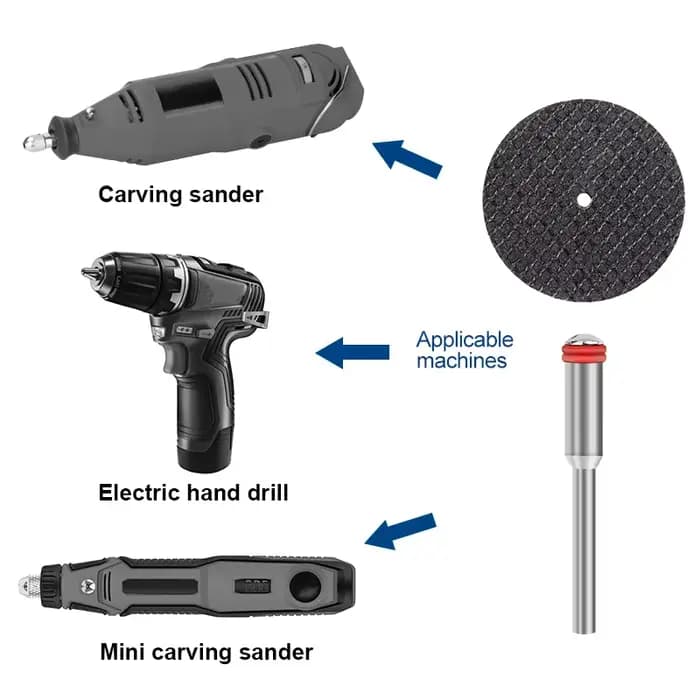 CMCP 101/102 pièces disque de coupe en métal pour meuleuse Dremel outil rotatif lame de scie circula