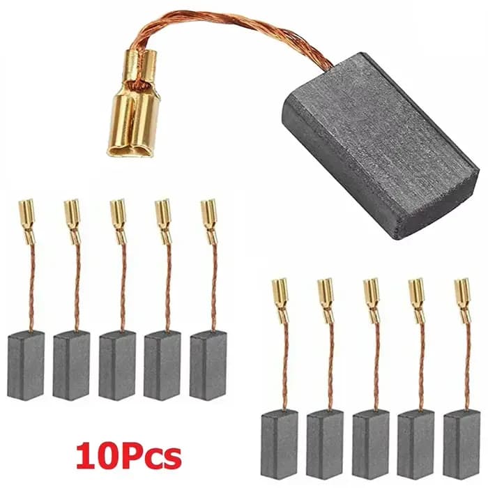 Brosses en carbone pour Bosch GWS20-230 H moteur meuleuse d'angle 6.3 × 16 × 22mm brosses en carbone