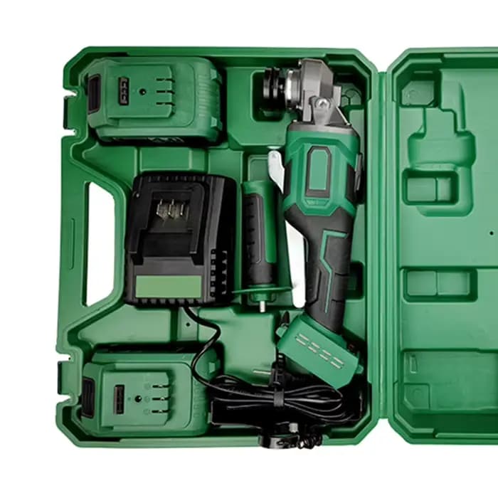 Meuleuse d'angle sans fil électrique 100 mm mini, sans balais, 125 mm, alimentée par batterie, ensem