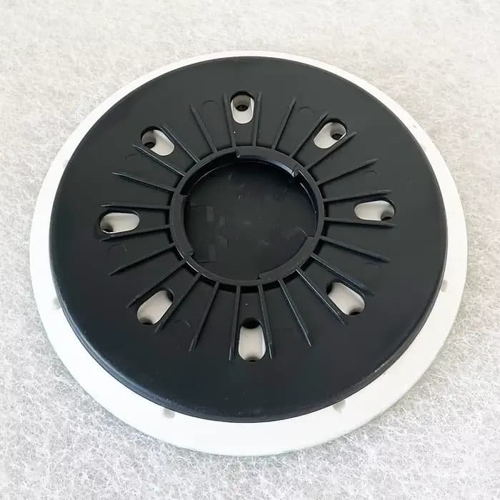 Disque abrasif de 150mm, tampon de ponçage de 6 pouces, plaque de support à crochet et boucle Compat