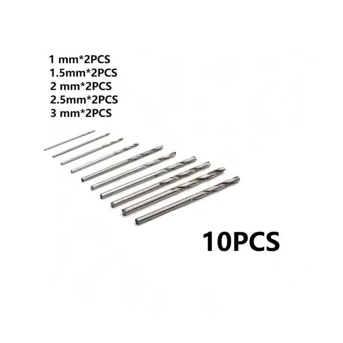 49 pièces 0.2-3.4mm ensemble de perceuse à main Mini foret à main en aluminium bijoux artisanat perc