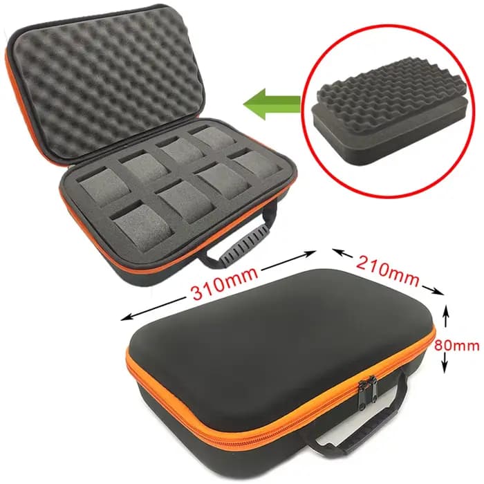 Mallette à outils de bricolage, sacs de rangement en mousse, sac de matériel électrique étanche pour