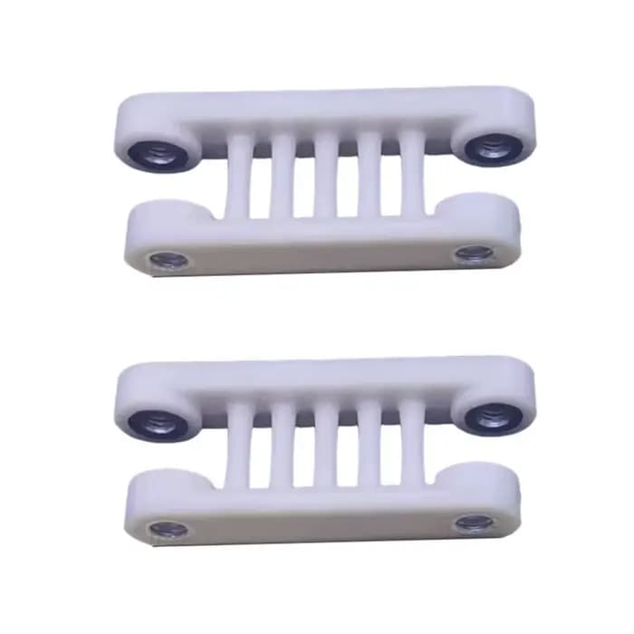 VELIF - Plaque de base floquée pour ponceuses carrées de 3 pouces, 2 pièces, 20331, pièces de rechan