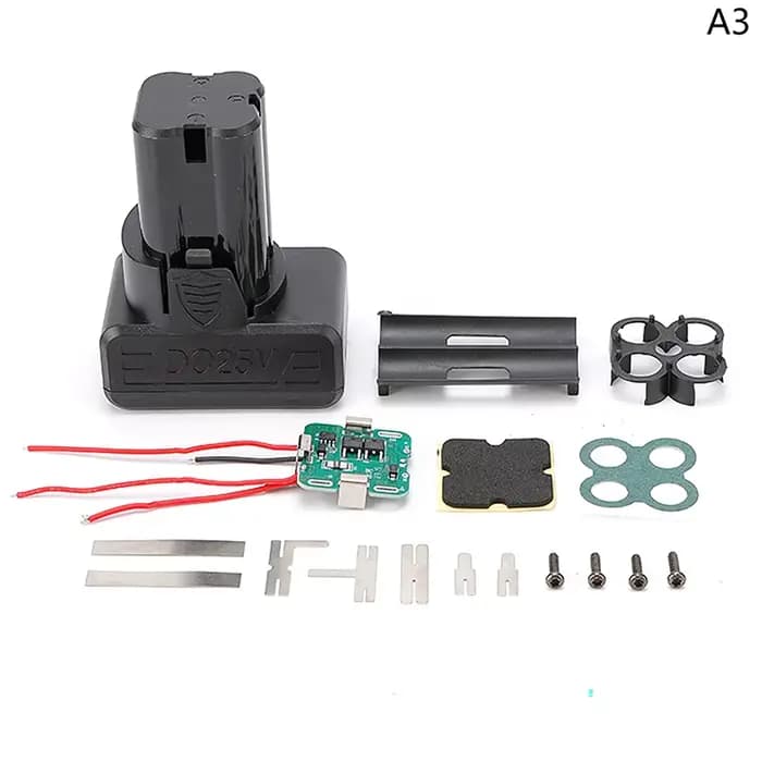 Tournevis électrique à batterie au lithium Mak 12/16.8/25V, perceuse électrique sans fil rechargeabl