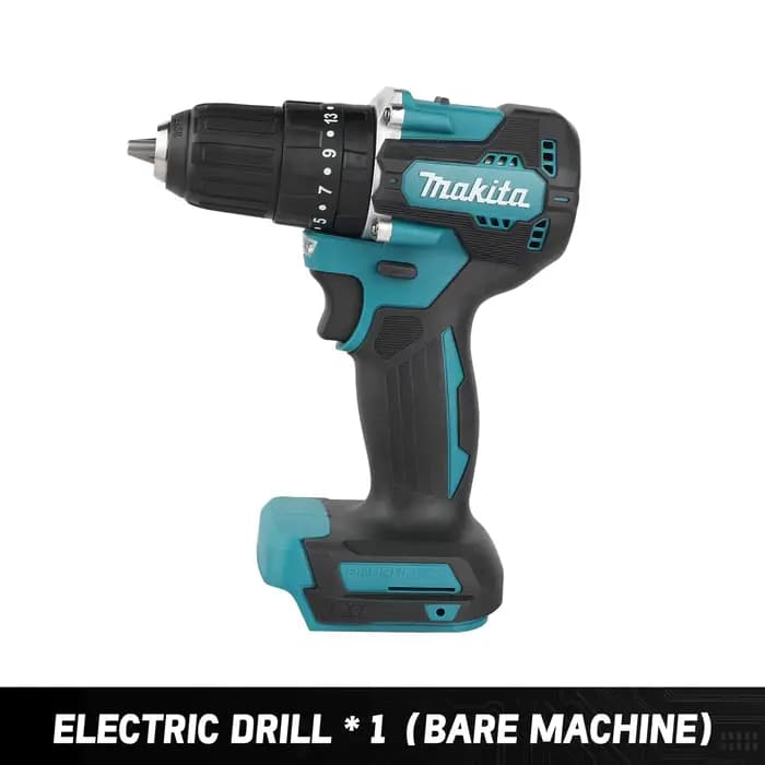 Perceuse sans fil multifonction Makita DDF487, 3 modes pour le perçage à plat, le perçage à percussi