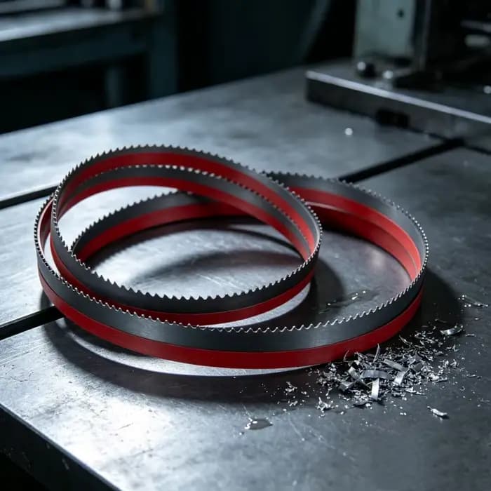 (La personnalisation est acceptée) Lame de scie à ruban bimétallique 2450-2908 mm x 27 mm x 0,9 mm, 