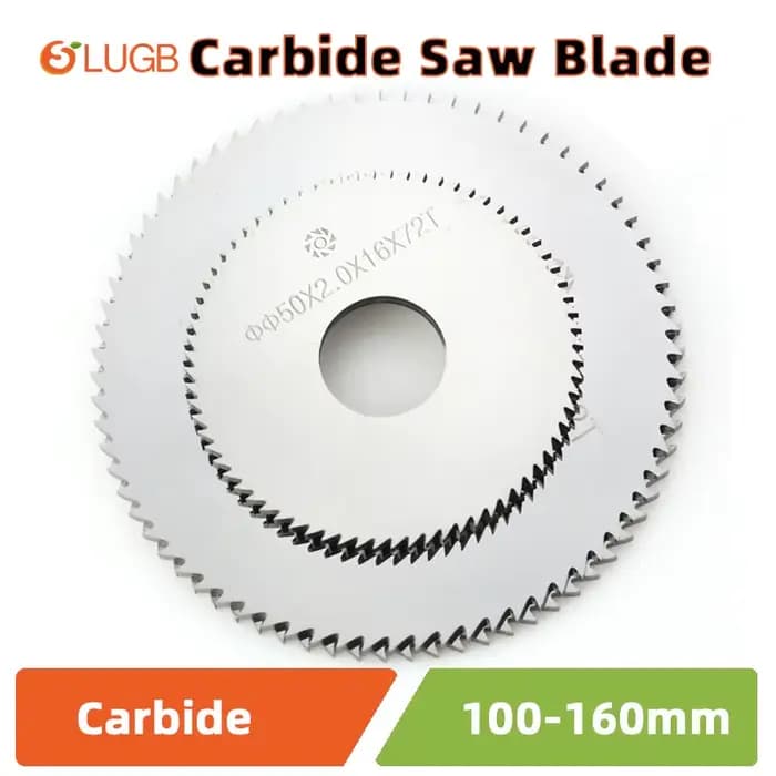 Lame de scie circulaire en carbure solide SLUGB 110/125/150/160 mm pour le fraisage de l'acier au tu