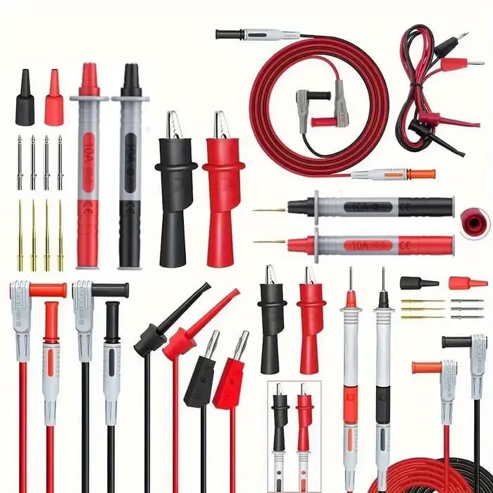 Kit de fils de Test P1308B, fiche banane de 4MM pour tester le câble à crochet, sonde multimètre rem