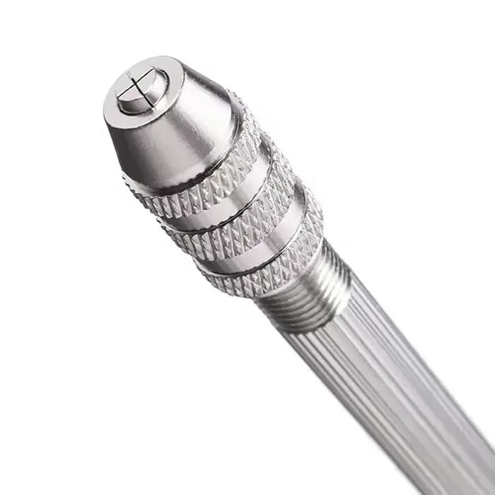 1 pièce Mini perceuse manuelle de précision pour loisirs créatifs, étau métallique avec forets, outi