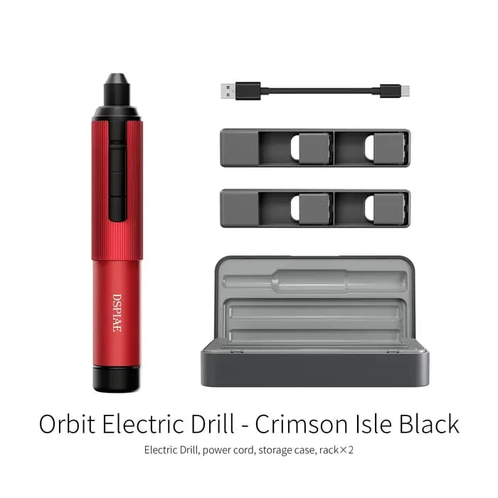 DSPIAE AT-ED01 Perceuse-visseuse électrique orbitale, Nouveau modèle 2026, Kit d'outils pour l'assem