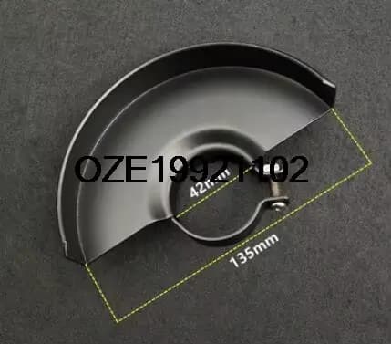 Meuleuse à angle variable intérieure, accessoires de machine de découpe, protection de meulage, bouc