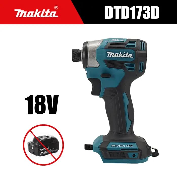 Makita DTD173 3600r/min tournevis sans fil, perceuse à percussion sans balais, outil électrique pour