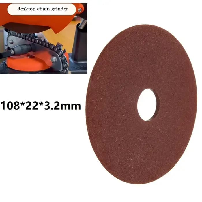 Disques de sable de meulage rouge, pièces de tampon de disque de meule pour tronçonneuse, meuleuse E