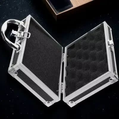 Boîte à outils en métal Durable, organisateur avec insert en mousse, mallette de rangement d'outils 