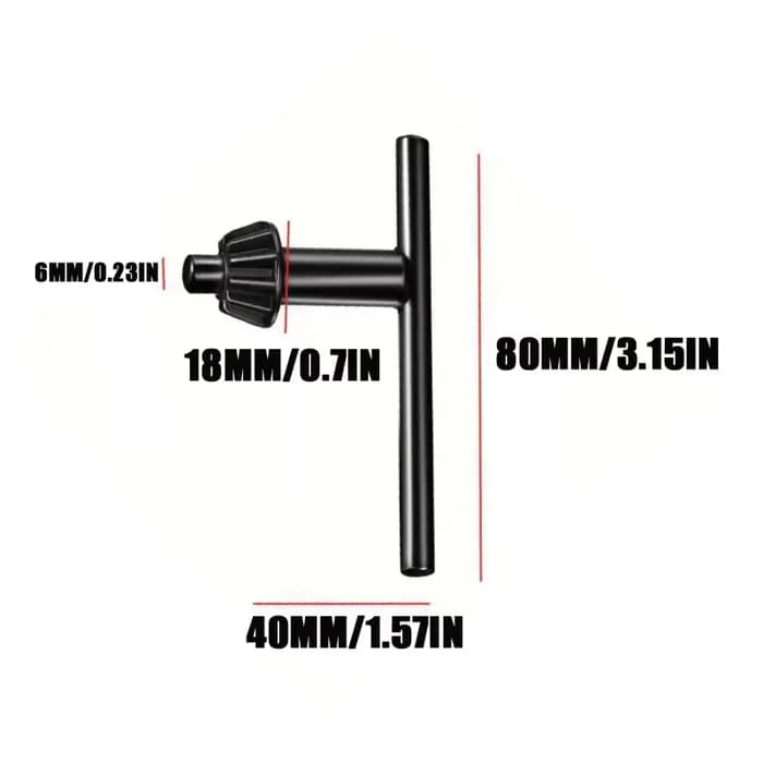 Clé de mandrin universelle pour perceuse, clé de mandrin de remplacement pour outil électrique, clé 