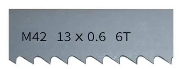 Lame de scie à ruban bimétallique M42 1/2'' 13mm x 1425 1570 1790 2240 avec 6 14Tpi pour la coupe du