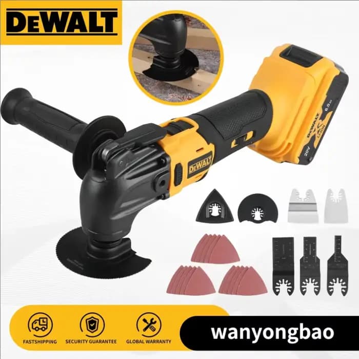 Outil oscillant sans fil DEWALT - Outil à vibrations multifonctionnel pour la découpe, le polissage 
