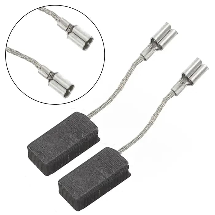 Balais de carbone pour meuleuse d'angle, 2 pièces, pour GWS 5-100/6-100/6-125 660 6700, accessoires 