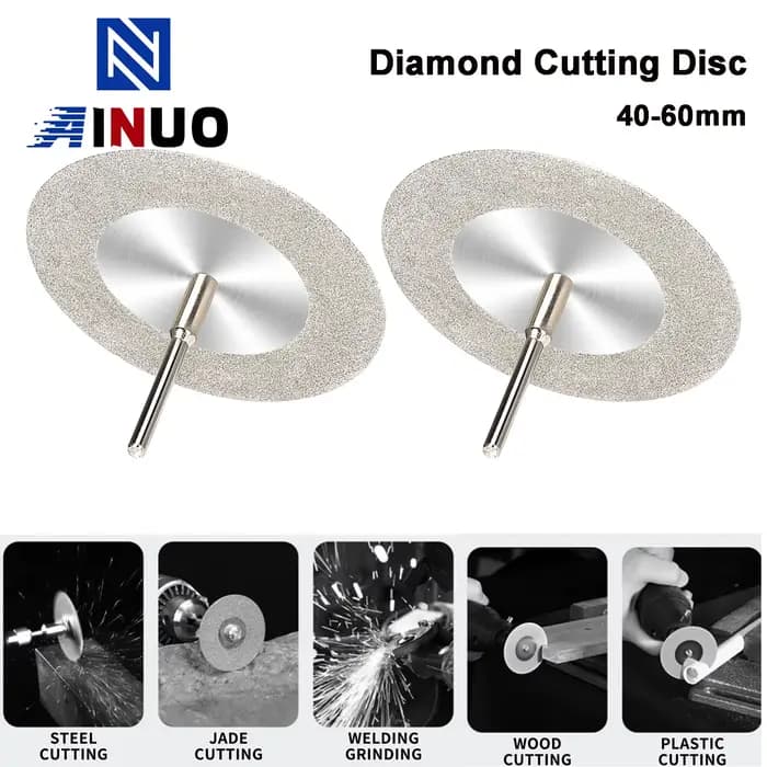 Disque de coupe diamant 40/50/60mm, perceuse électrique, Mini disque de meulage rotatif, bricolage, 
