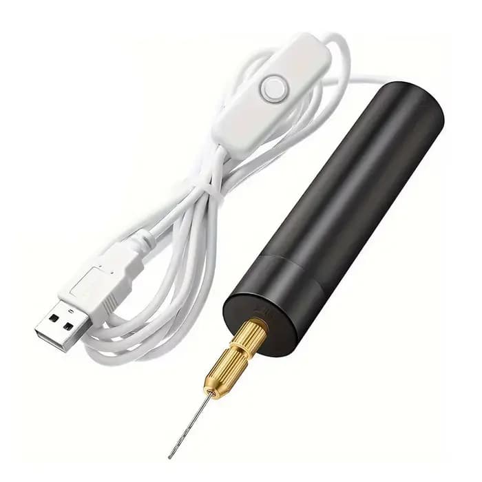Mini perceuse électrique, kit d'outils de bricolage, proposition de gravure électrique USB pour les 