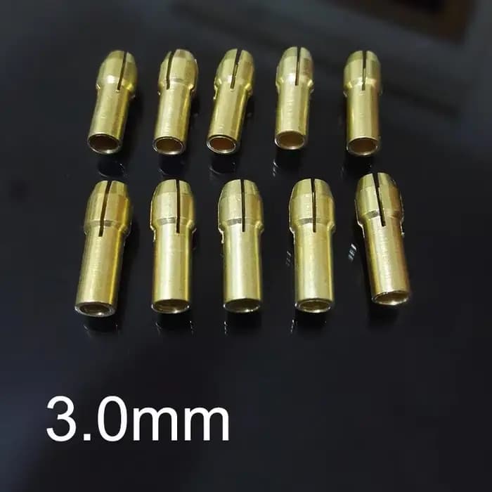10/20 pièces 3.0mm Mini perceuse en laiton pince mandrin adaptateur Micro Dremel outil rotatif brico