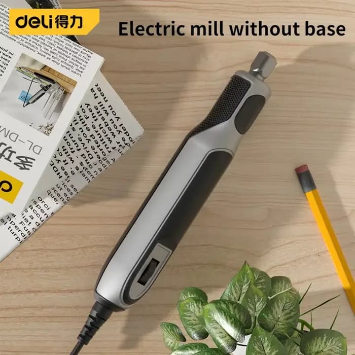 Deli Graveur Rotatif Électrique 18V à 4 Vitesses, Mini Perceuse, Outil Rotatif DIY pour Gravure et M