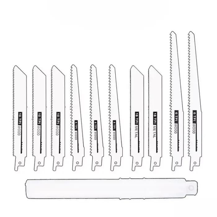 Lames de scie sabre alternative, accessoires multi-outils de coupe pour tuyaux en bois, métal et pla