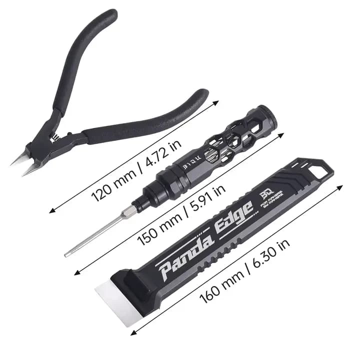 BIQU Sidekick Kit d'outils Tournevis multifonctionnel 5 en 1 Lames de sol de précision légères tranc