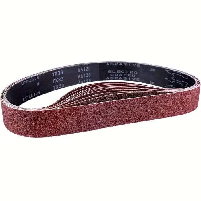 Ensemble de bandes abrasives 6 pièces 686x50mm, grain 40/60/80/100/120/150/180/240/320/400/600, pour