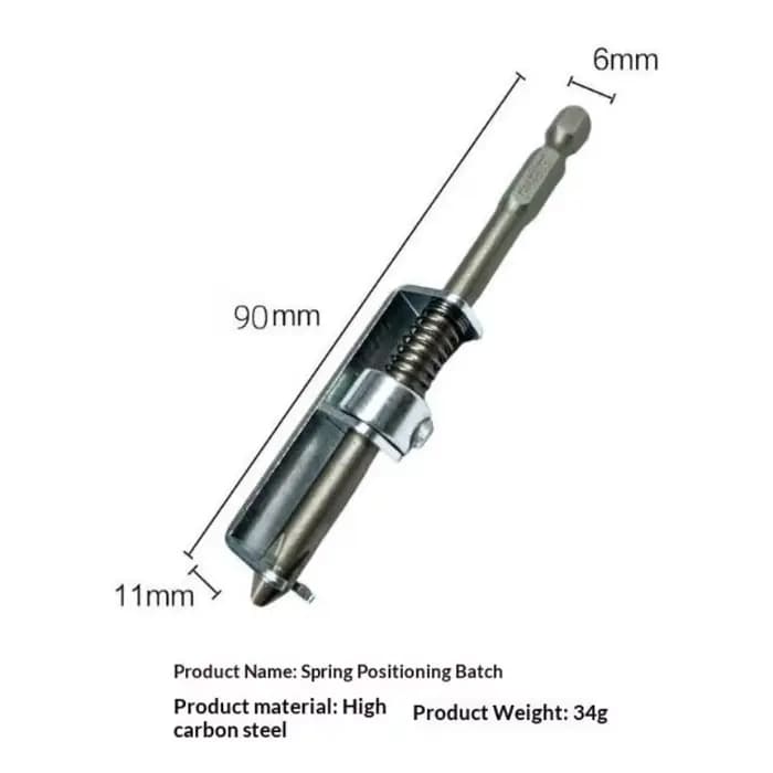 ▩ 1 pièce Mèche de fixation anti-chute pour vis de 90 mm, outil de réparation DIY pour perceuses éle