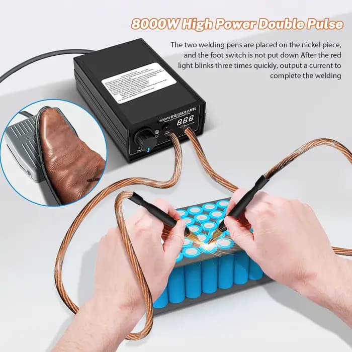 OWJHE 8000W Mini Kit de soudage par points bricolage Automat 18650 batterie Pack soudage Portable Ma